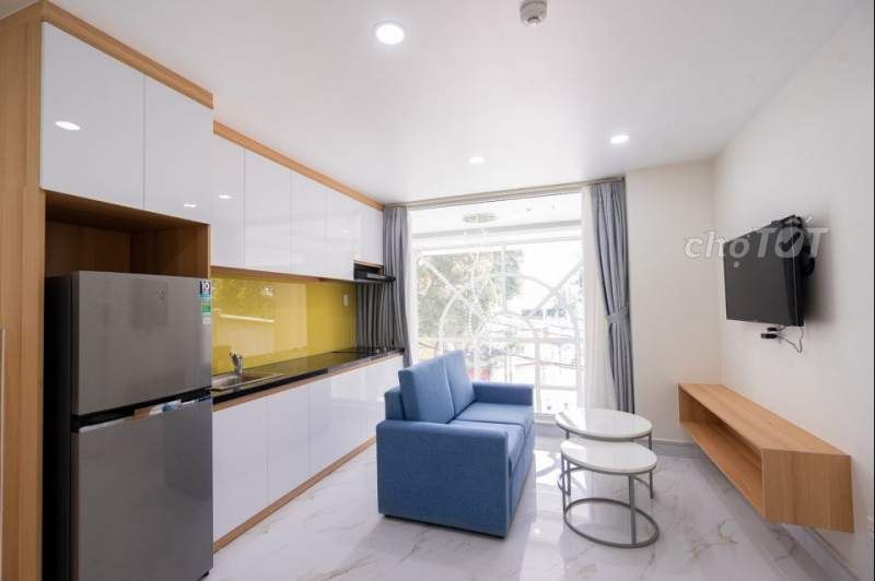 Serviced apartment for rent 35sqm in Hong Ha st with 1 bebroom only 10mil VND / Month.